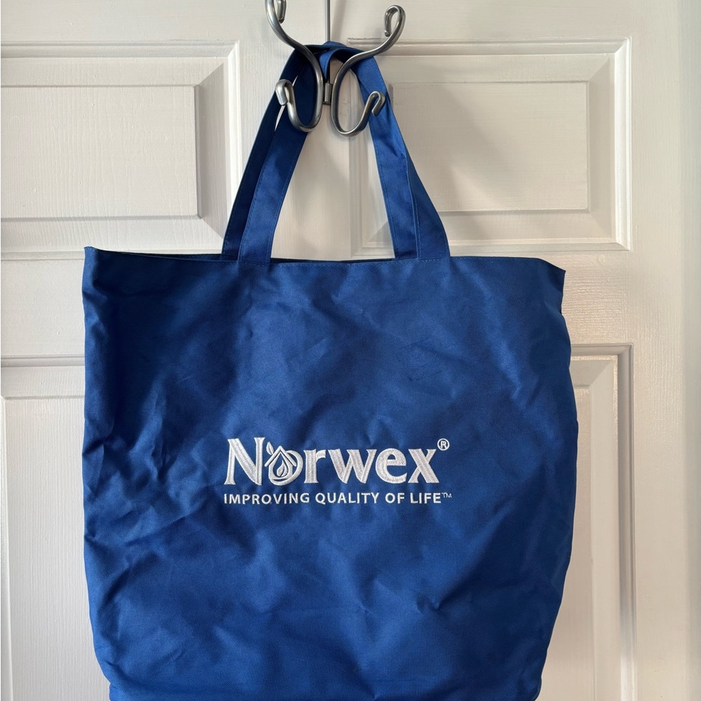 Norwex Branded Consultant Tote Bag In Royal Blue and White Color
